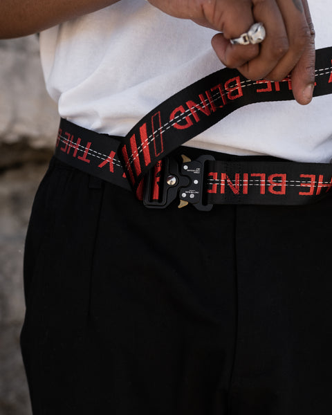 Off-white Black Mini Industrial Belt