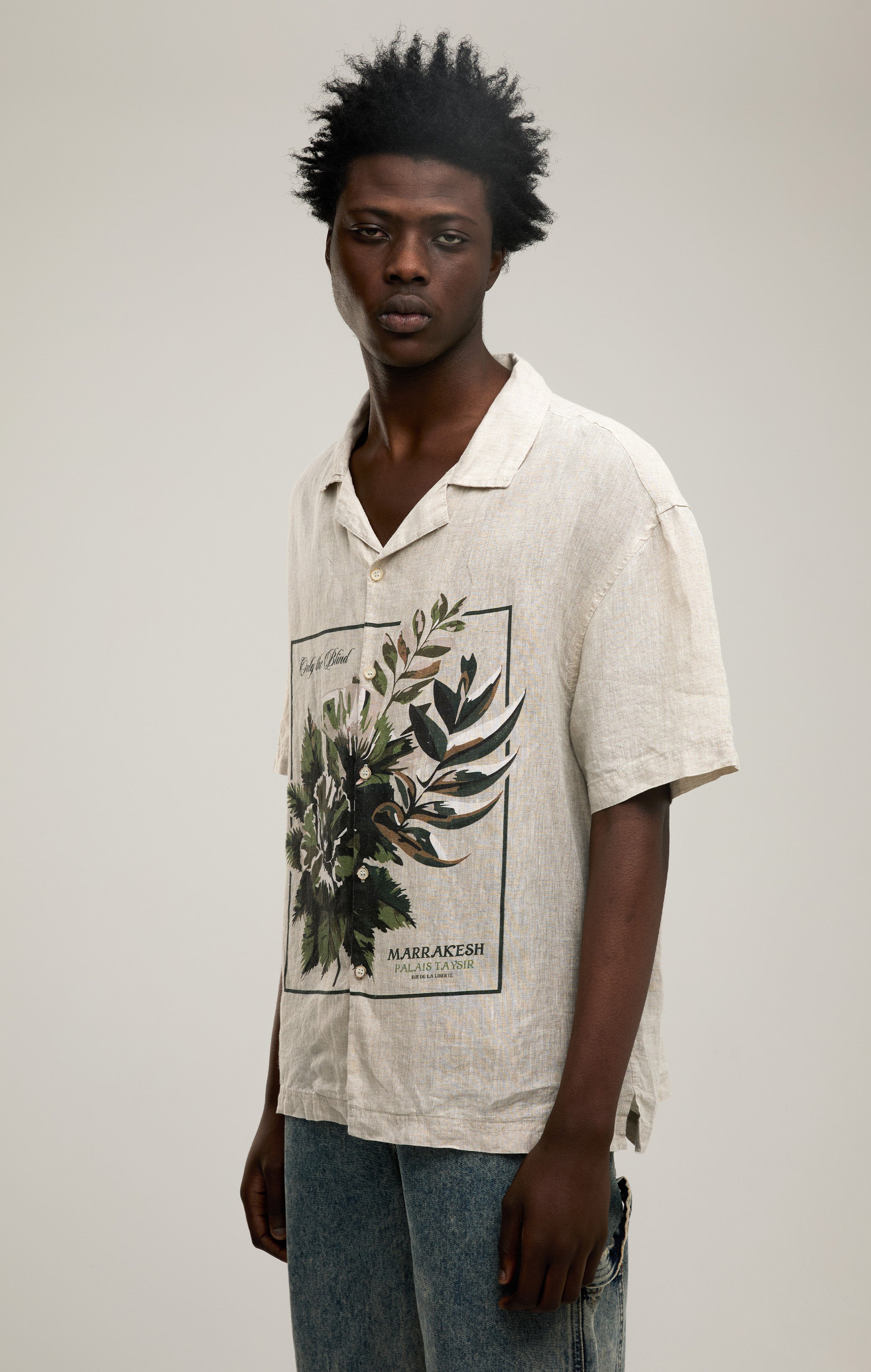 BOTANICAL LINEN SHIRT