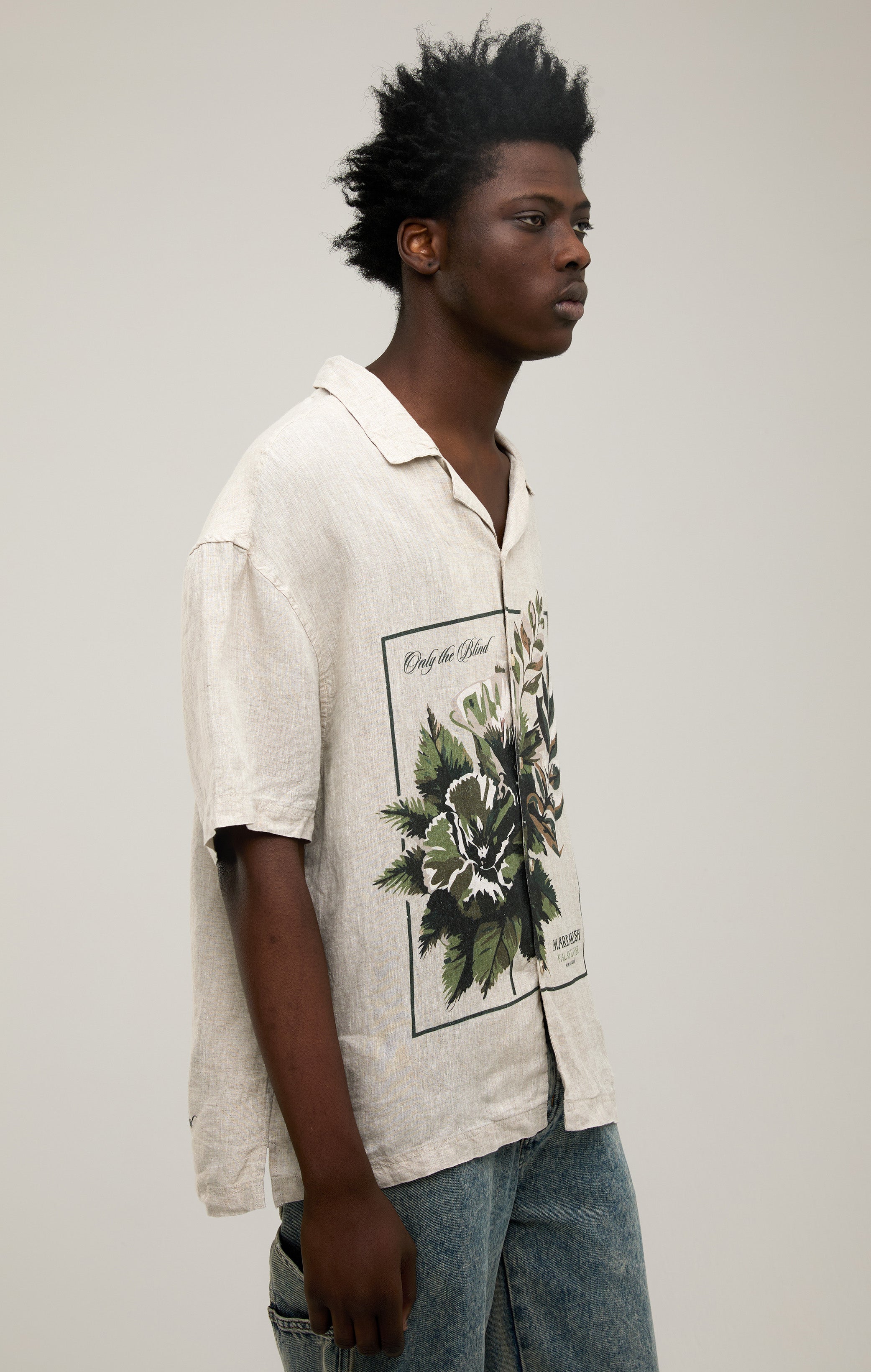 BOTANICAL LINEN SHIRT