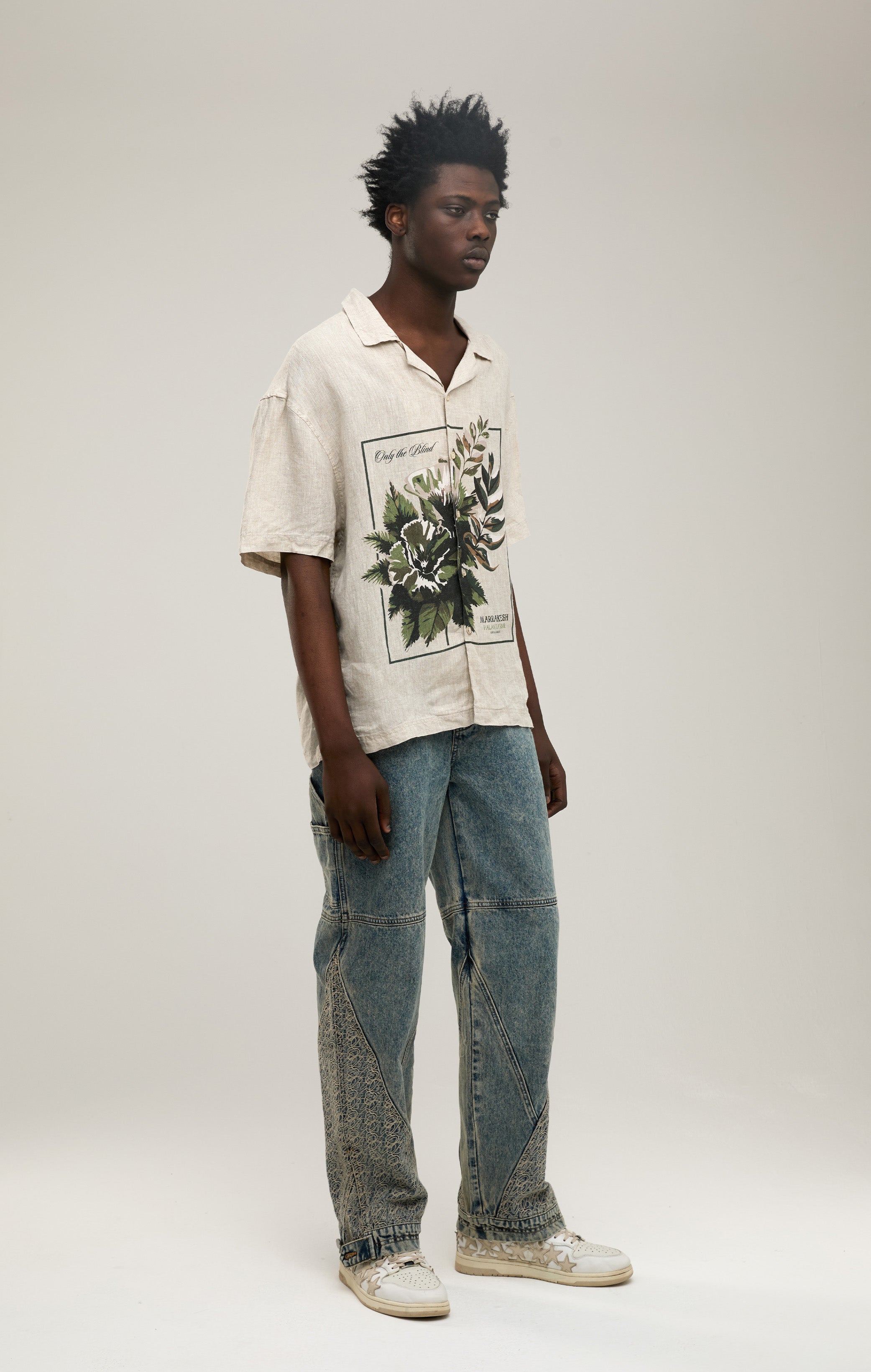 BOTANICAL LINEN SHIRT