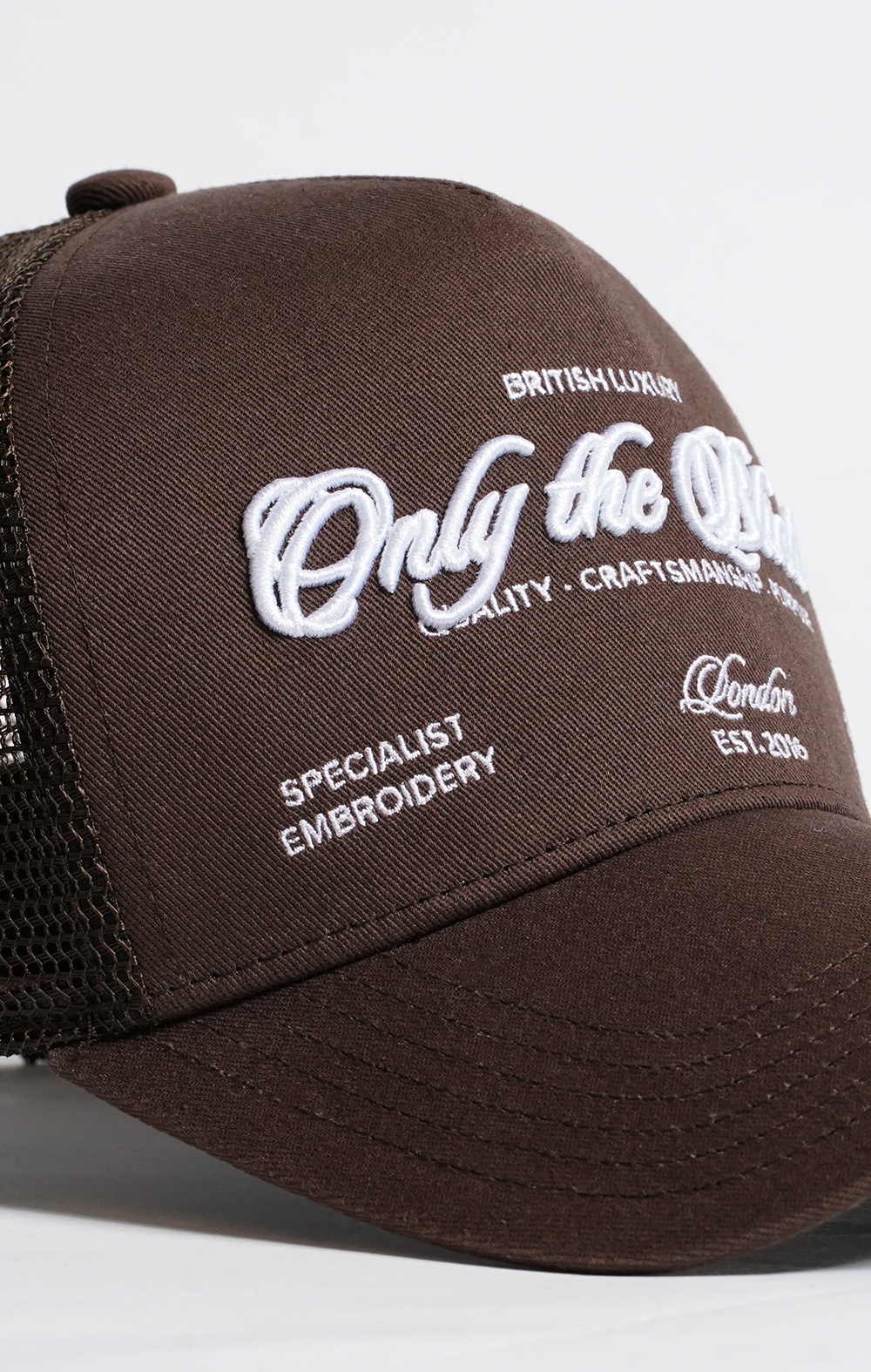 BROWN SPECIALIST TRUCKER CAP - ONLY THE BLIND™