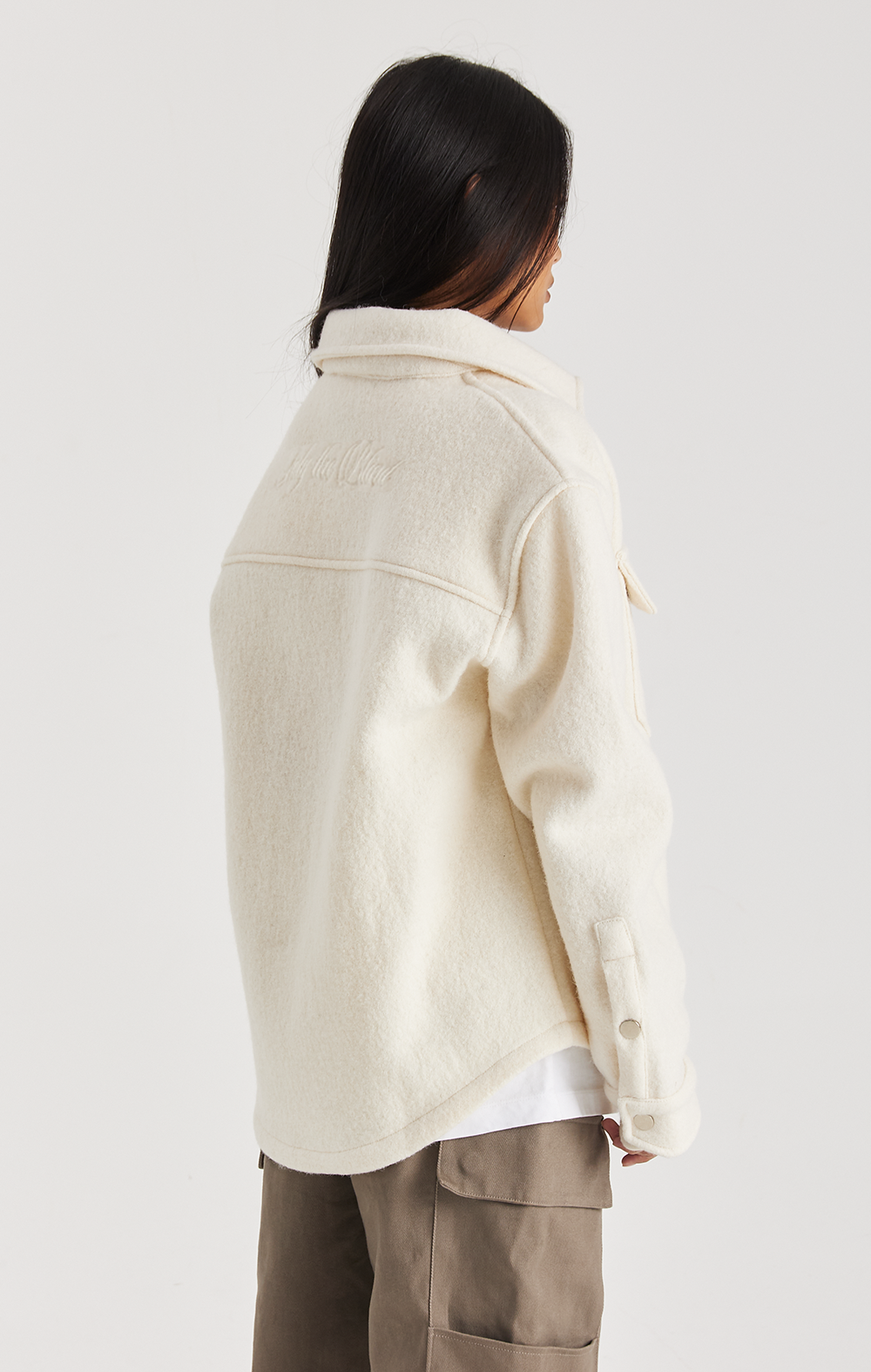 GLACIER WOOL OVERSHIRT