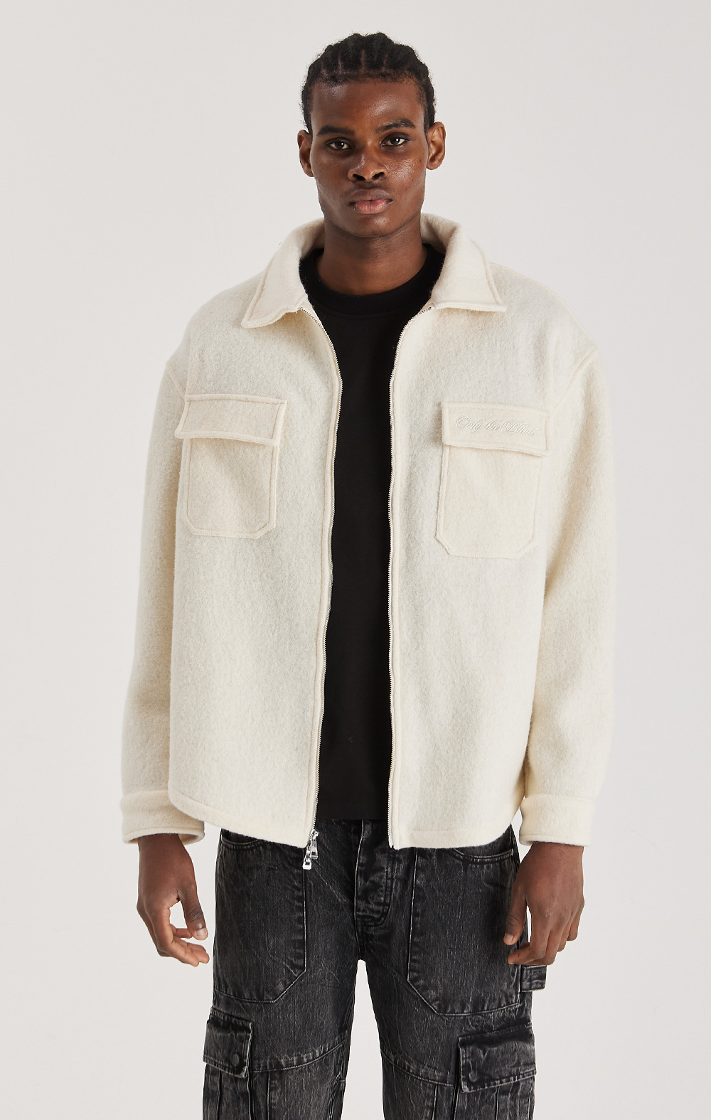 GLACIER WOOL OVERSHIRT