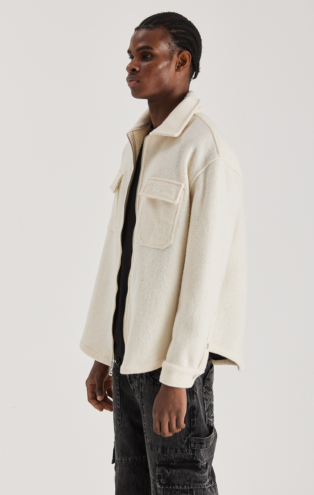 GLACIER WOOL OVERSHIRT